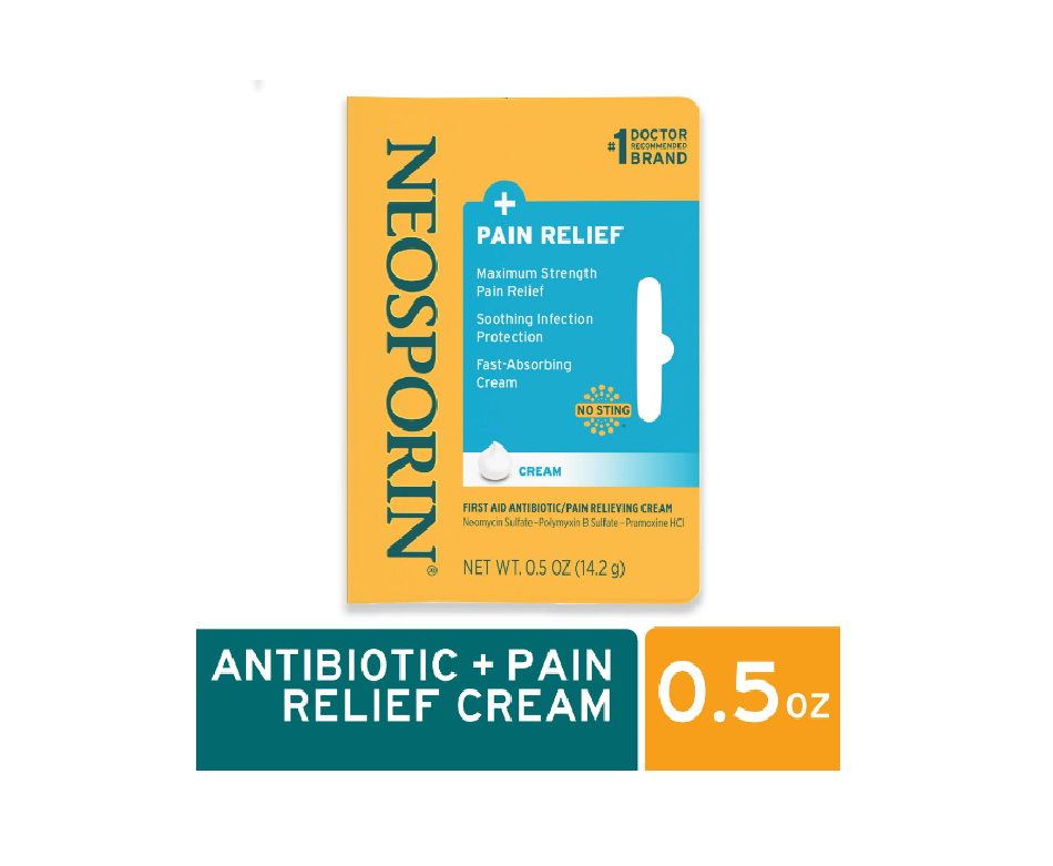 Kem bôi giảm đau vết cắt, con trùng cắn Neosporin pain relief 14.2g